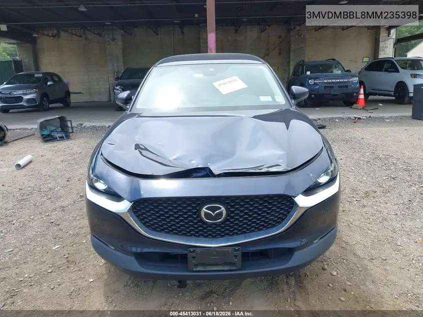 2021 Mazda Cx-30 Select VIN: 3MVDMBBL8MM235398 Lot: 45413031