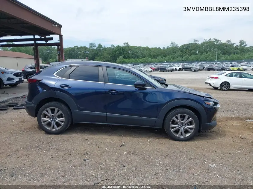 2021 Mazda Cx-30 Select VIN: 3MVDMBBL8MM235398 Lot: 45413031