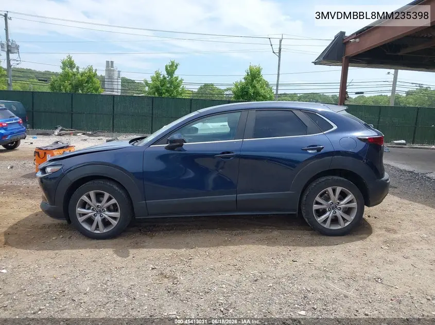 2021 Mazda Cx-30 Select VIN: 3MVDMBBL8MM235398 Lot: 45413031