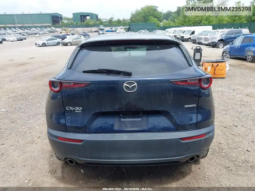 2021 Mazda Cx-30 Select VIN: 3MVDMBBL8MM235398 Lot: 45413031