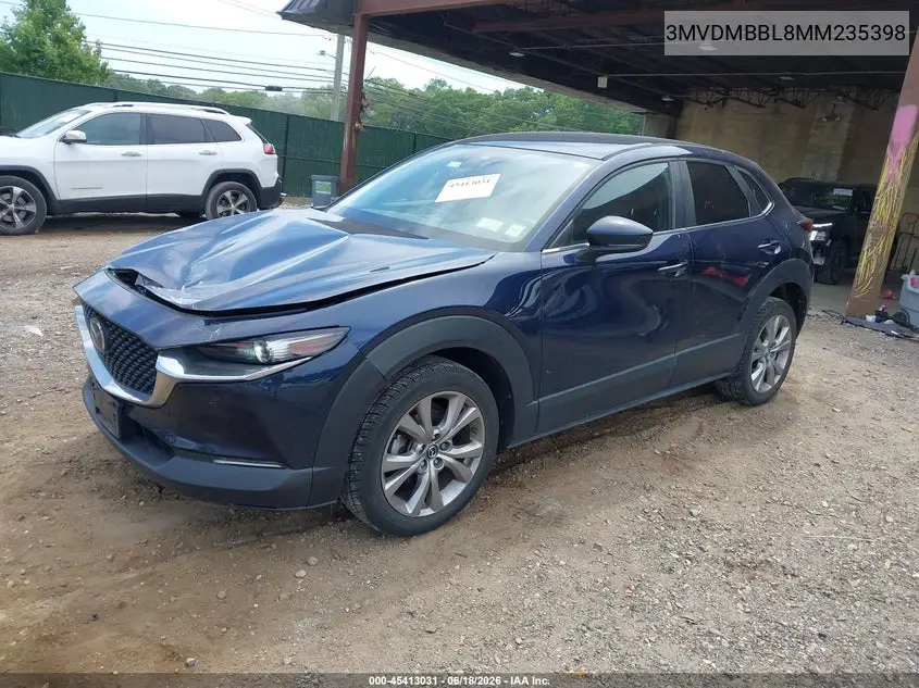 2021 Mazda Cx-30 Select VIN: 3MVDMBBL8MM235398 Lot: 45413031