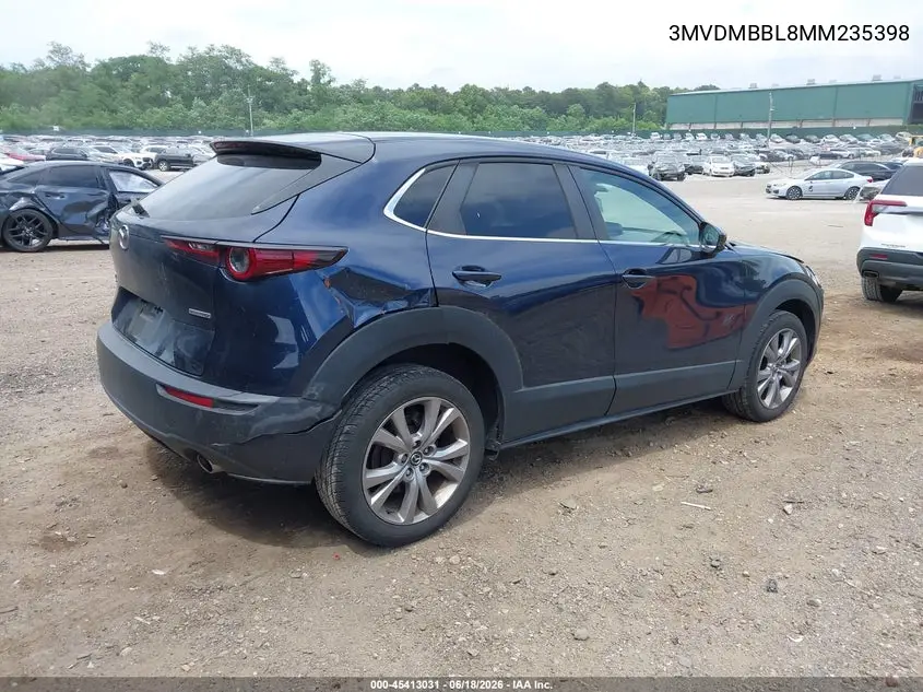 2021 Mazda Cx-30 Select VIN: 3MVDMBBL8MM235398 Lot: 45413031