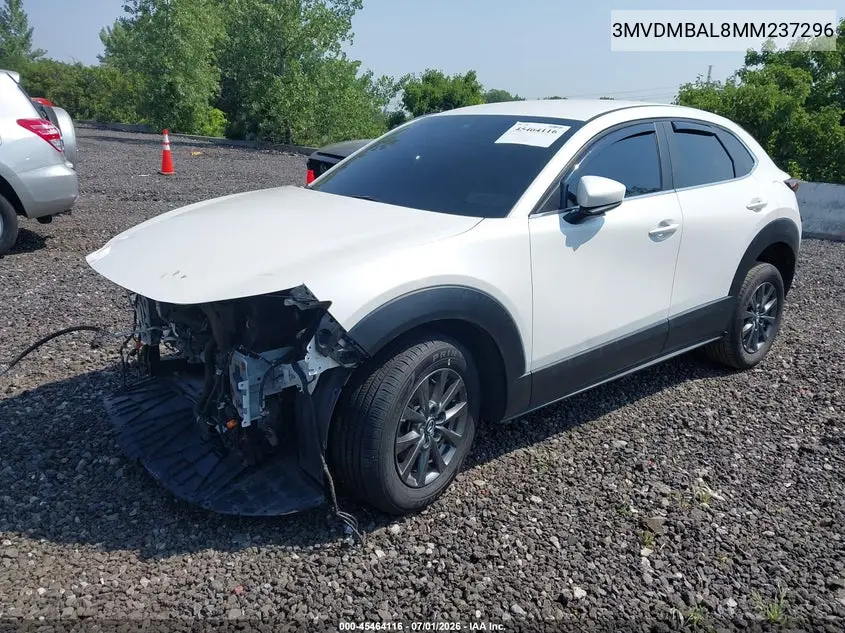 2021 Mazda Cx-30 2.5 S VIN: 3MVDMBAL8MM237296 Lot: 45464116