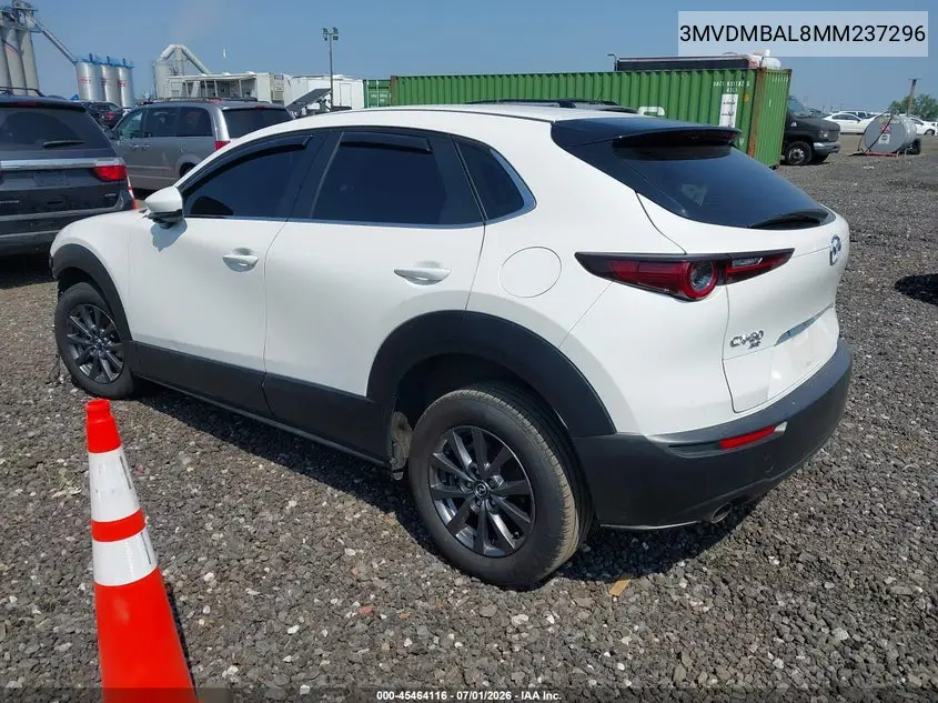2021 Mazda Cx-30 2.5 S VIN: 3MVDMBAL8MM237296 Lot: 45464116