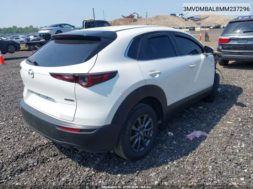 2021 Mazda Cx-30 2.5 S VIN: 3MVDMBAL8MM237296 Lot: 45464116