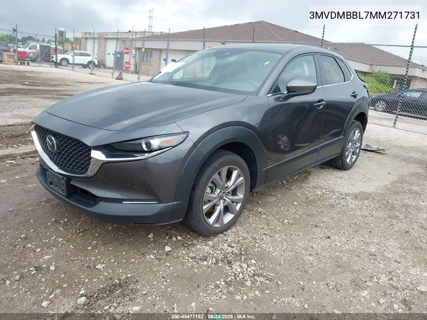 2021 Mazda Cx-30 Select VIN: 3MVDMBBL7MM271731 Lot: 45477152