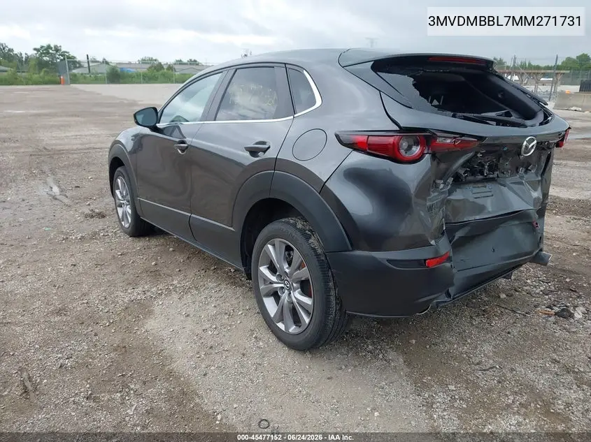 2021 Mazda Cx-30 Select VIN: 3MVDMBBL7MM271731 Lot: 45477152