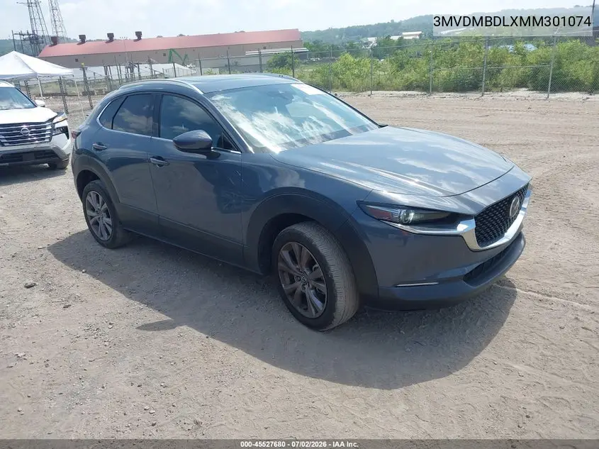 2021 Mazda Cx-30 Premium VIN: 3MVDMBDLXMM301074 Lot: 45527680