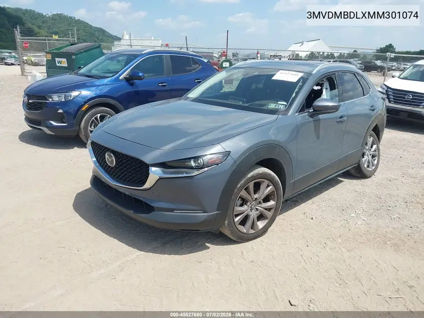 2021 Mazda Cx-30 Premium VIN: 3MVDMBDLXMM301074 Lot: 45527680