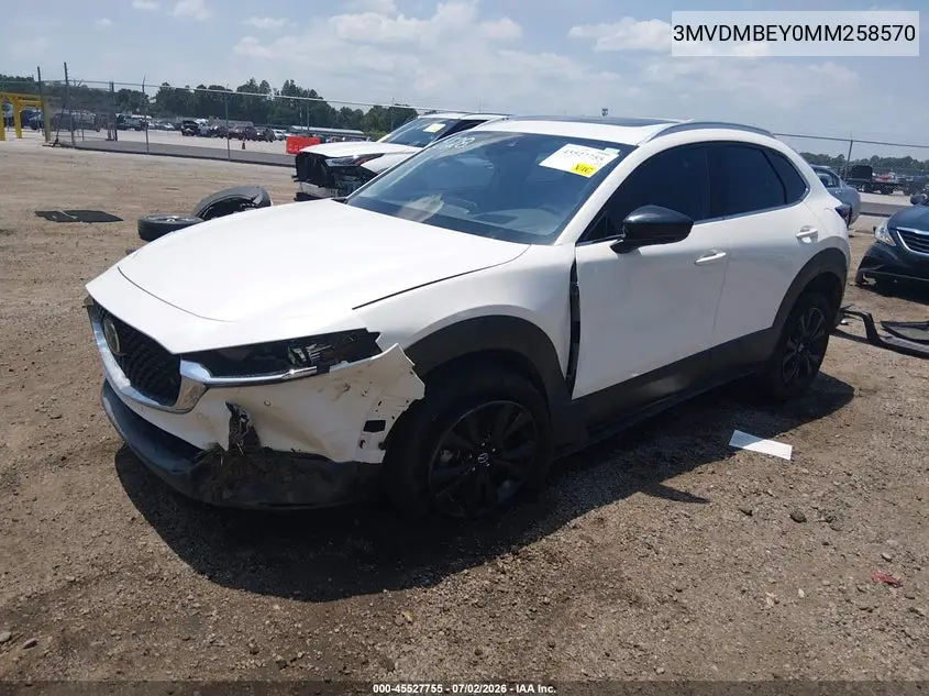 2021 Mazda Cx-30 2.5 Turbo Premium Plus VIN: 3MVDMBEY0MM258570 Lot: 45527755
