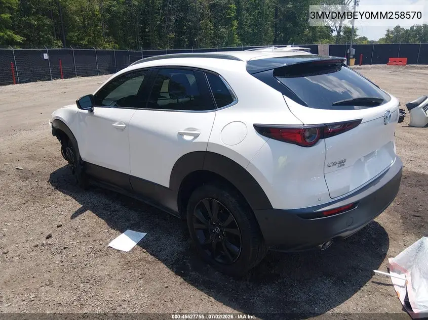 2021 Mazda Cx-30 2.5 Turbo Premium Plus VIN: 3MVDMBEY0MM258570 Lot: 45527755