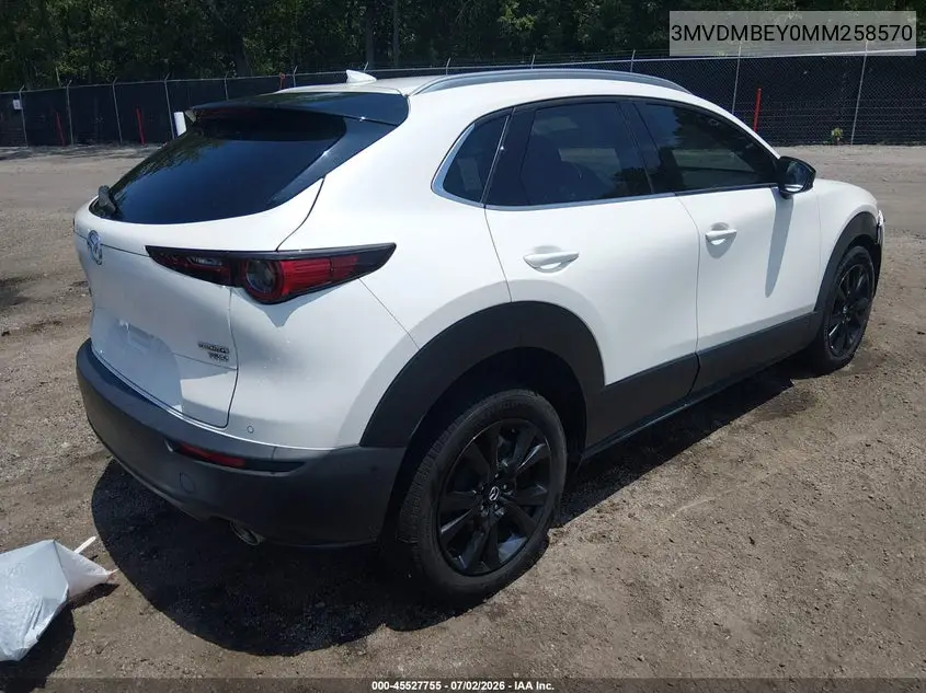 2021 Mazda Cx-30 2.5 Turbo Premium Plus VIN: 3MVDMBEY0MM258570 Lot: 45527755