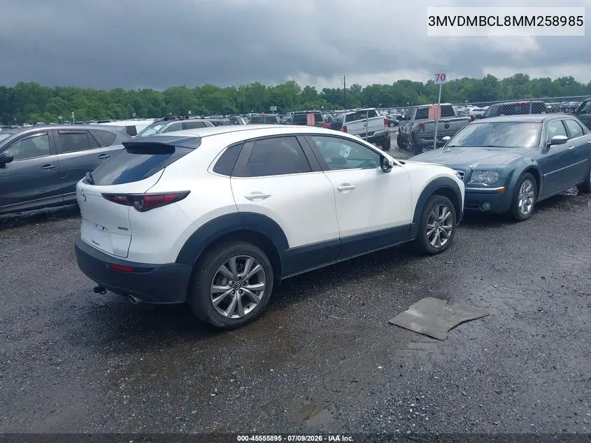 2021 Mazda Cx-30 Preferred VIN: 3MVDMBCL8MM258985 Lot: 45555895