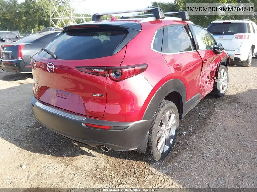 2021 Mazda Cx-30 Premium VIN: 3MVDMBDL9MM204643 Lot: 45556472