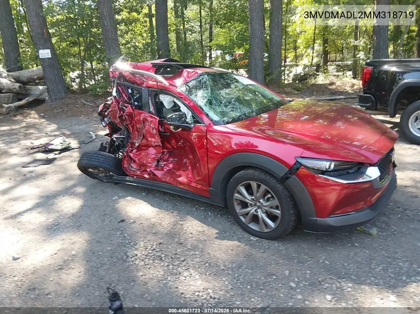 2021 Mazda Cx-30 Premium VIN: 3MVDMADL2MM318719 Lot: 45601723