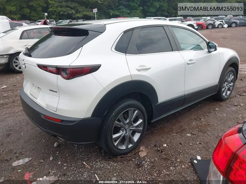 2021 Mazda Cx-30 Select VIN: 3MVDMABL6MM255093 Lot: 45604004