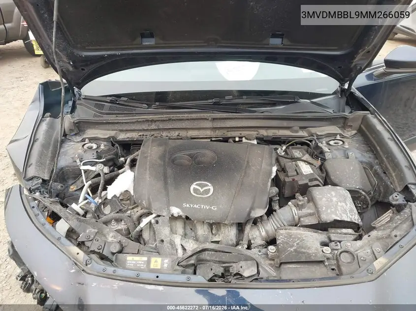 2021 Mazda Cx-30 Select VIN: 3MVDMBBL9MM266059 Lot: 45622272