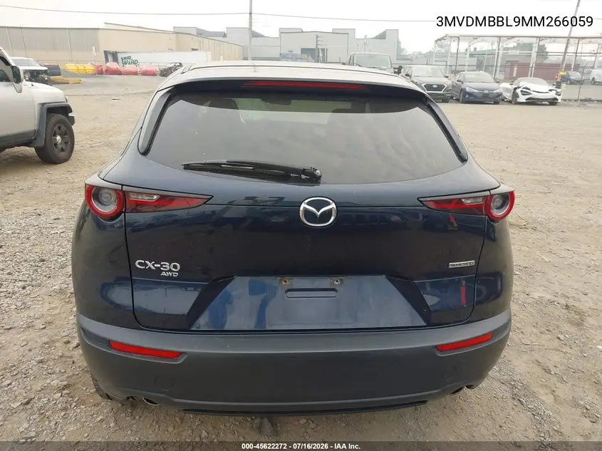 2021 Mazda Cx-30 Select VIN: 3MVDMBBL9MM266059 Lot: 45622272