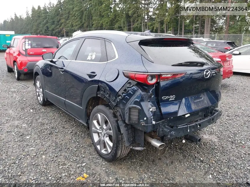 2021 Mazda Cx-30 Premium VIN: 3MVDMBDM5MM224364 Lot: 45651156