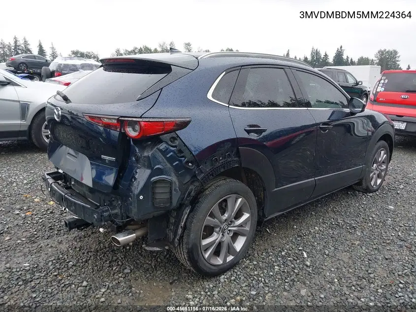 2021 Mazda Cx-30 Premium VIN: 3MVDMBDM5MM224364 Lot: 45651156