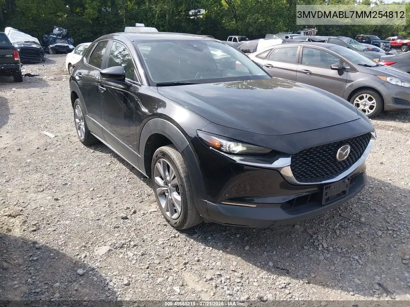 2021 Mazda Cx-30 Select VIN: 3MVDMABL7MM254812 Lot: 45665215