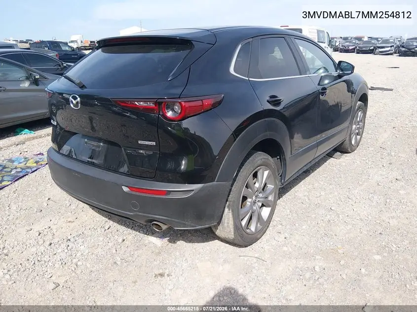 2021 Mazda Cx-30 Select VIN: 3MVDMABL7MM254812 Lot: 45665215