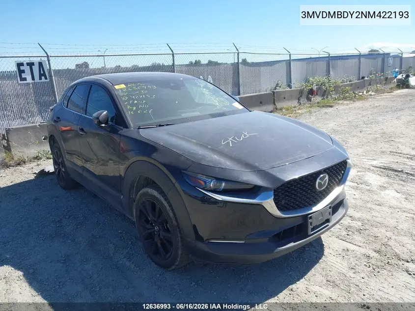 2022 Mazda Cx-30 Gt W/Turbo VIN: 3MVDMBDY2NM422193 Lot: 12636993