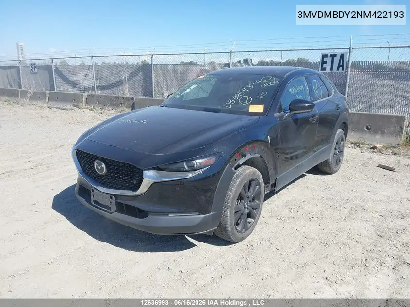 2022 Mazda Cx-30 Gt W/Turbo VIN: 3MVDMBDY2NM422193 Lot: 12636993