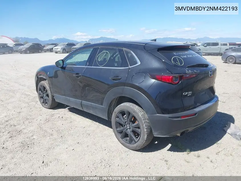 2022 Mazda Cx-30 Gt W/Turbo VIN: 3MVDMBDY2NM422193 Lot: 12636993