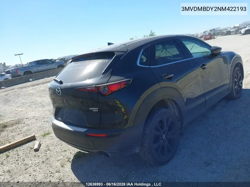 2022 Mazda Cx-30 Gt W/Turbo VIN: 3MVDMBDY2NM422193 Lot: 12636993