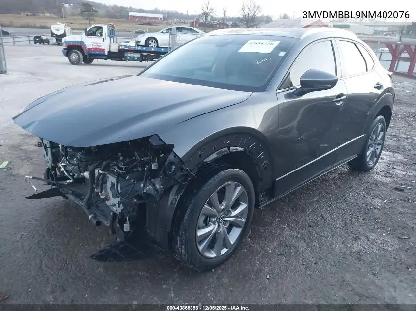 3MVDMBBL9NM402076 2022 Mazda Cx-30 Select