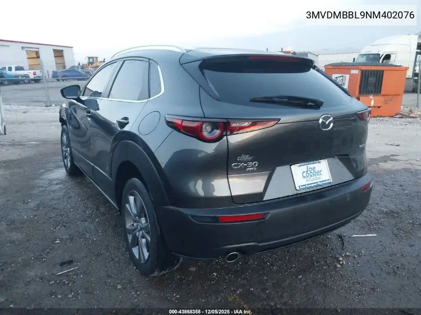 3MVDMBBL9NM402076 2022 Mazda Cx-30 Select