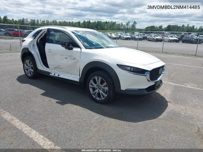 2022 Mazda Cx-30 Premium VIN: 3MVDMBDL2NM414485 Lot: 45352743