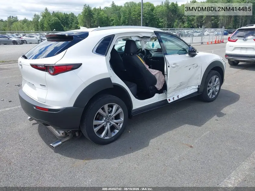 2022 Mazda Cx-30 Premium VIN: 3MVDMBDL2NM414485 Lot: 45352743