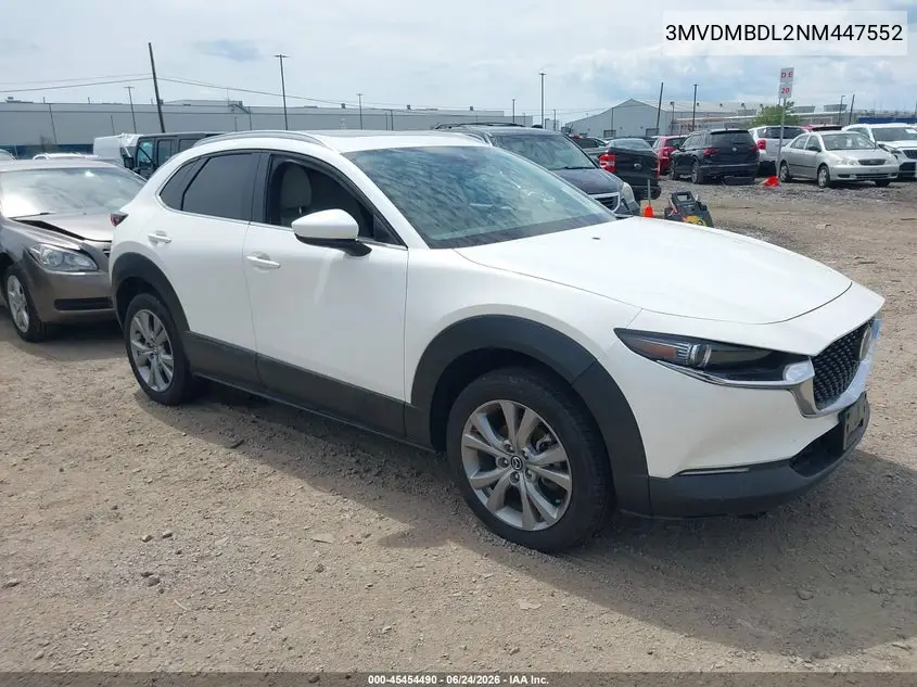 2022 Mazda Cx-30 Premium VIN: 3MVDMBDL2NM447552 Lot: 45454490