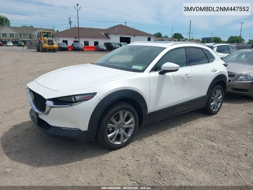 2022 Mazda Cx-30 Premium VIN: 3MVDMBDL2NM447552 Lot: 45454490