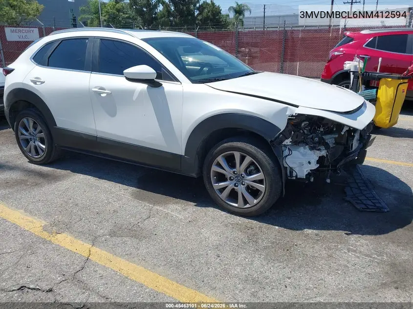 2022 Mazda Cx-30 Preferred VIN: 3MVDMBCL6NM412594 Lot: 45463101