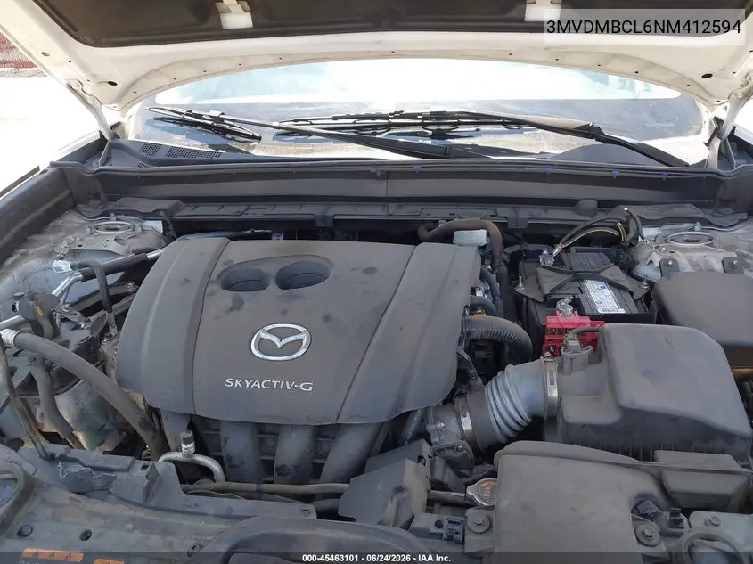 2022 Mazda Cx-30 Preferred VIN: 3MVDMBCL6NM412594 Lot: 45463101