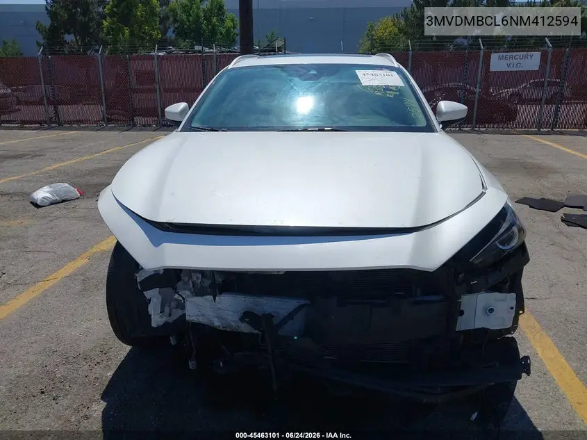 2022 Mazda Cx-30 Preferred VIN: 3MVDMBCL6NM412594 Lot: 45463101