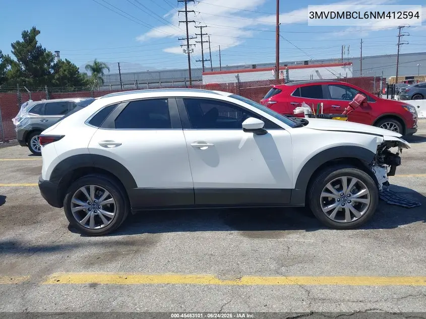 2022 Mazda Cx-30 Preferred VIN: 3MVDMBCL6NM412594 Lot: 45463101