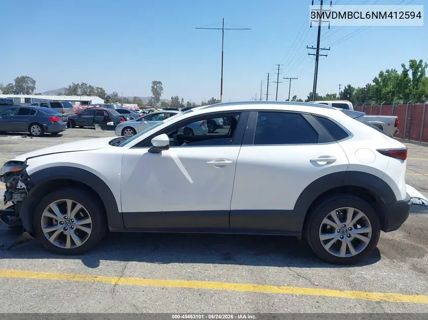 2022 Mazda Cx-30 Preferred VIN: 3MVDMBCL6NM412594 Lot: 45463101
