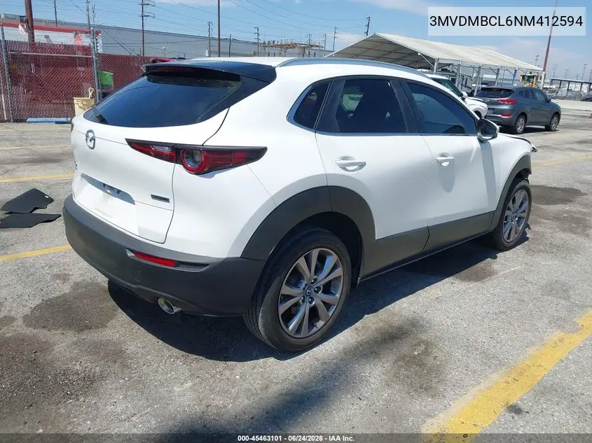 2022 Mazda Cx-30 Preferred VIN: 3MVDMBCL6NM412594 Lot: 45463101