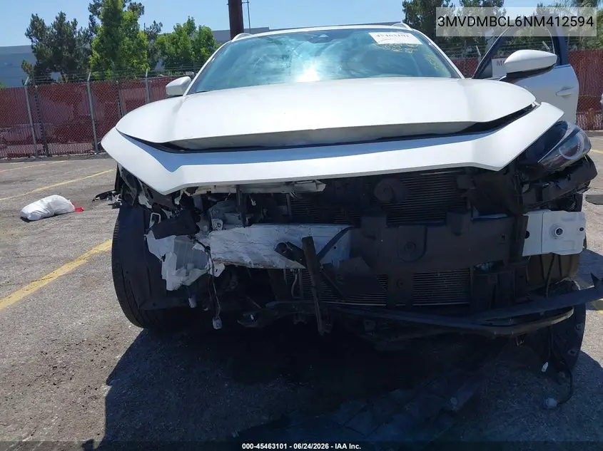 2022 Mazda Cx-30 Preferred VIN: 3MVDMBCL6NM412594 Lot: 45463101