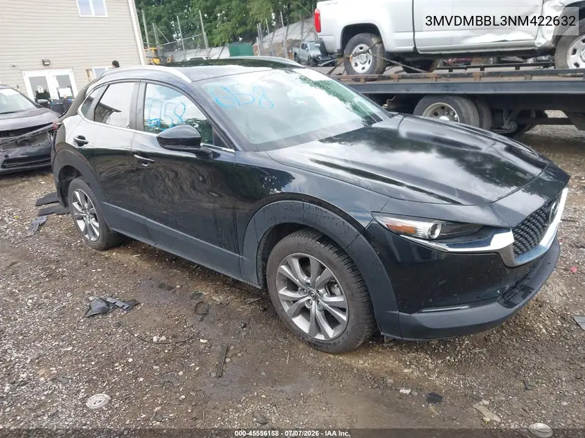 2022 Mazda Cx-30 Select VIN: 3MVDMBBL3NM422632 Lot: 45556158