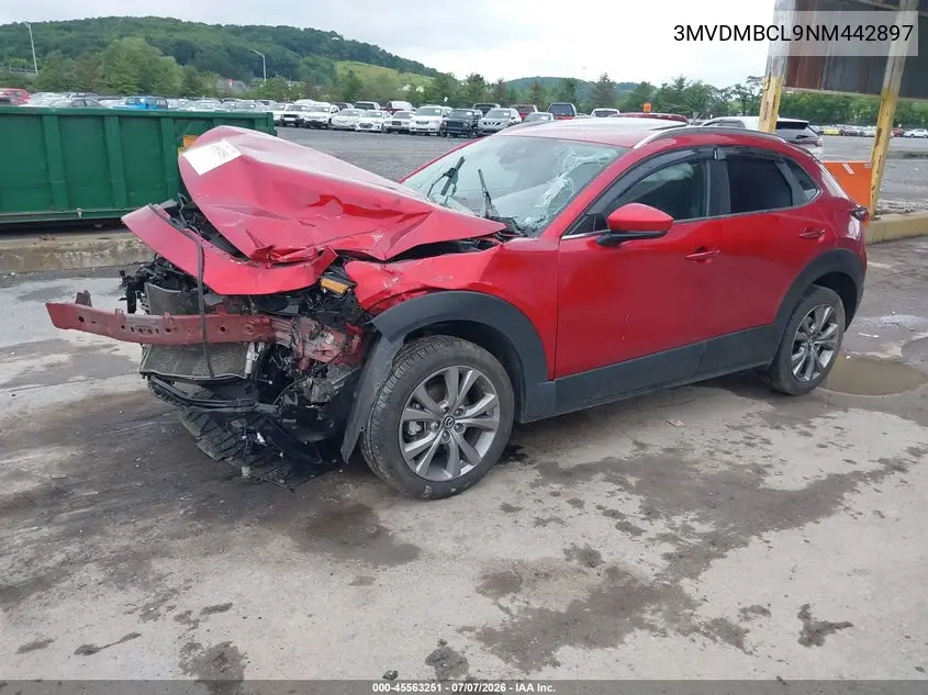 2022 Mazda Cx-30 Preferred VIN: 3MVDMBCL9NM442897 Lot: 45563251