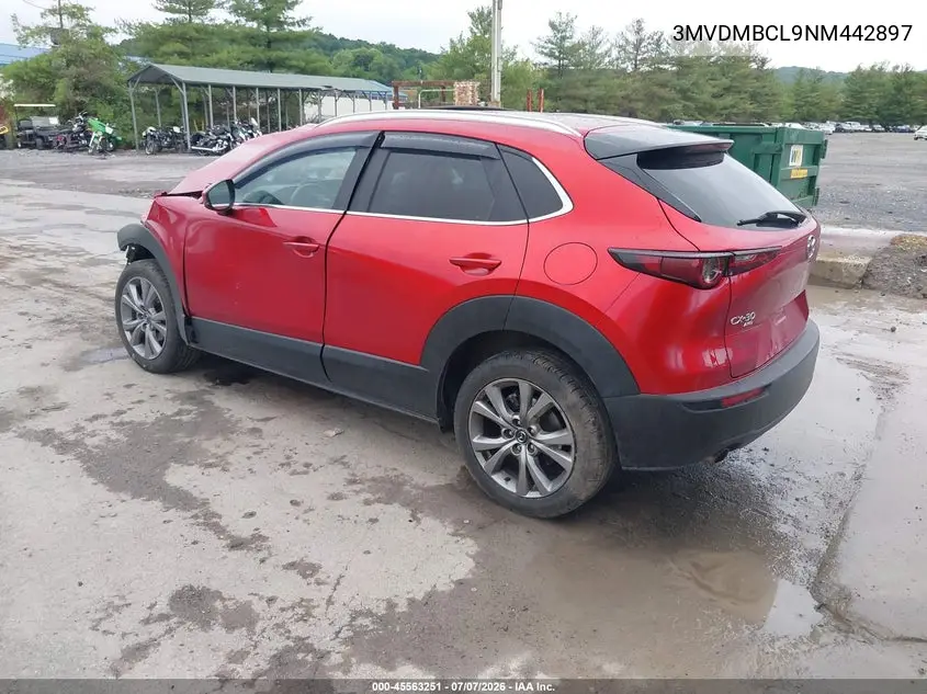 2022 Mazda Cx-30 Preferred VIN: 3MVDMBCL9NM442897 Lot: 45563251