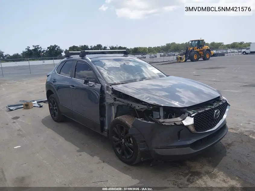 2022 Mazda Cx-30 Carbon Edition VIN: 3MVDMBCL5NM421576 Lot: 45583459