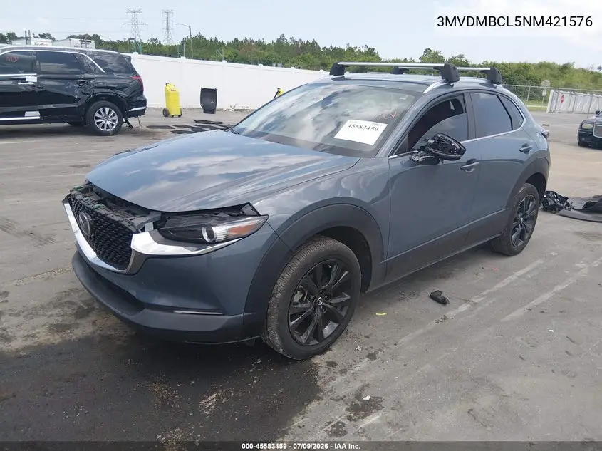 2022 Mazda Cx-30 Carbon Edition VIN: 3MVDMBCL5NM421576 Lot: 45583459
