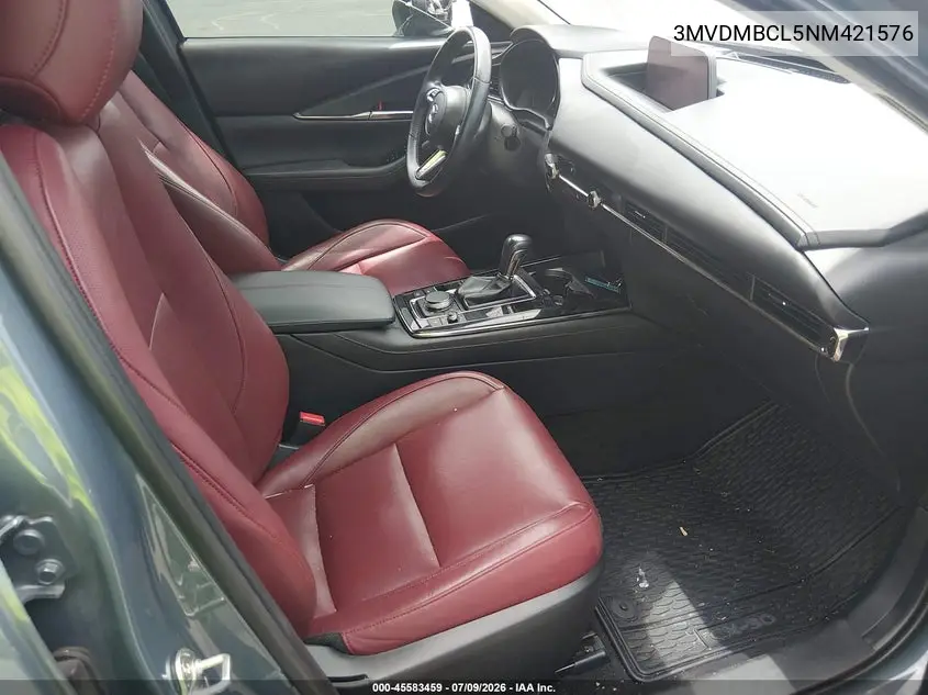 2022 Mazda Cx-30 Carbon Edition VIN: 3MVDMBCL5NM421576 Lot: 45583459