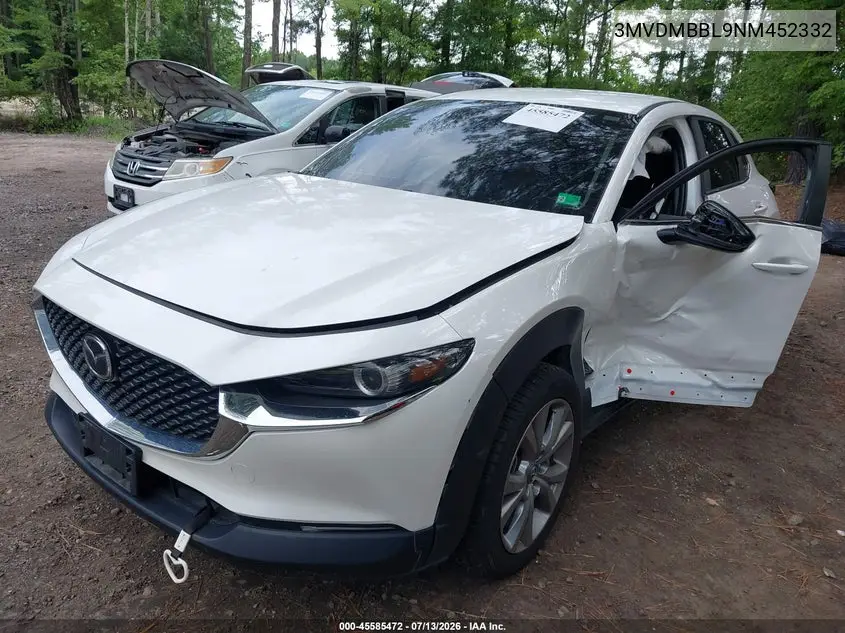2022 Mazda Cx-30 Select VIN: 3MVDMBBL9NM452332 Lot: 45585472